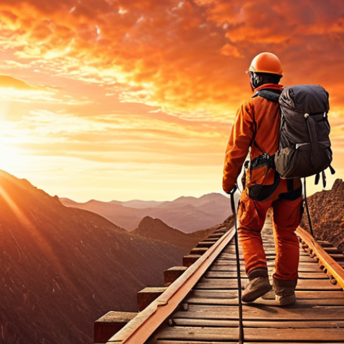 Home 28 **
A person embarking on a career transition journey. The visual should encompass elements of exploration, adventure, and self-discovery. Symbolize planning and the excitement of starting anew. Consider warm colors to represent passion.
**