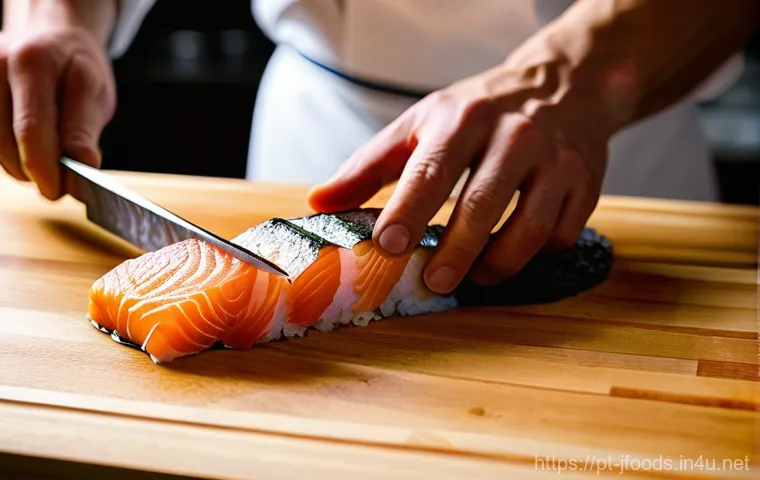 일식조리사 실기 시험 체크리스트 - **Prompt 1: The Soul of Sushi - Perfect Rice and Dashi Preparation**
    A close-up, high-definition...